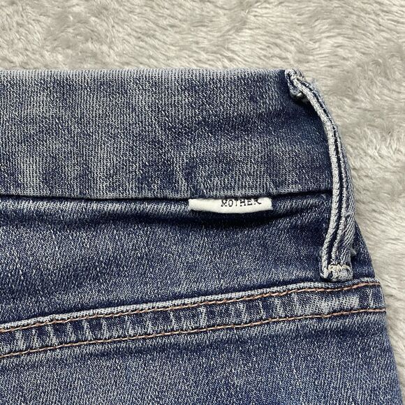 Mother The High Waisted Looker Ankle Fray Jeans Women's Size 28 - Picture 15 of 15